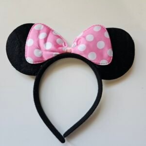Minnie mouse ears headbands with polka dots