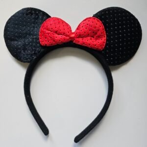 Minnie mouse ears headbands with polka dots