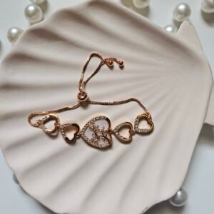 Elara Gold White Heart