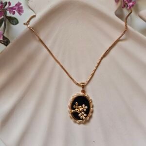 Majestic Black Crown Pendant